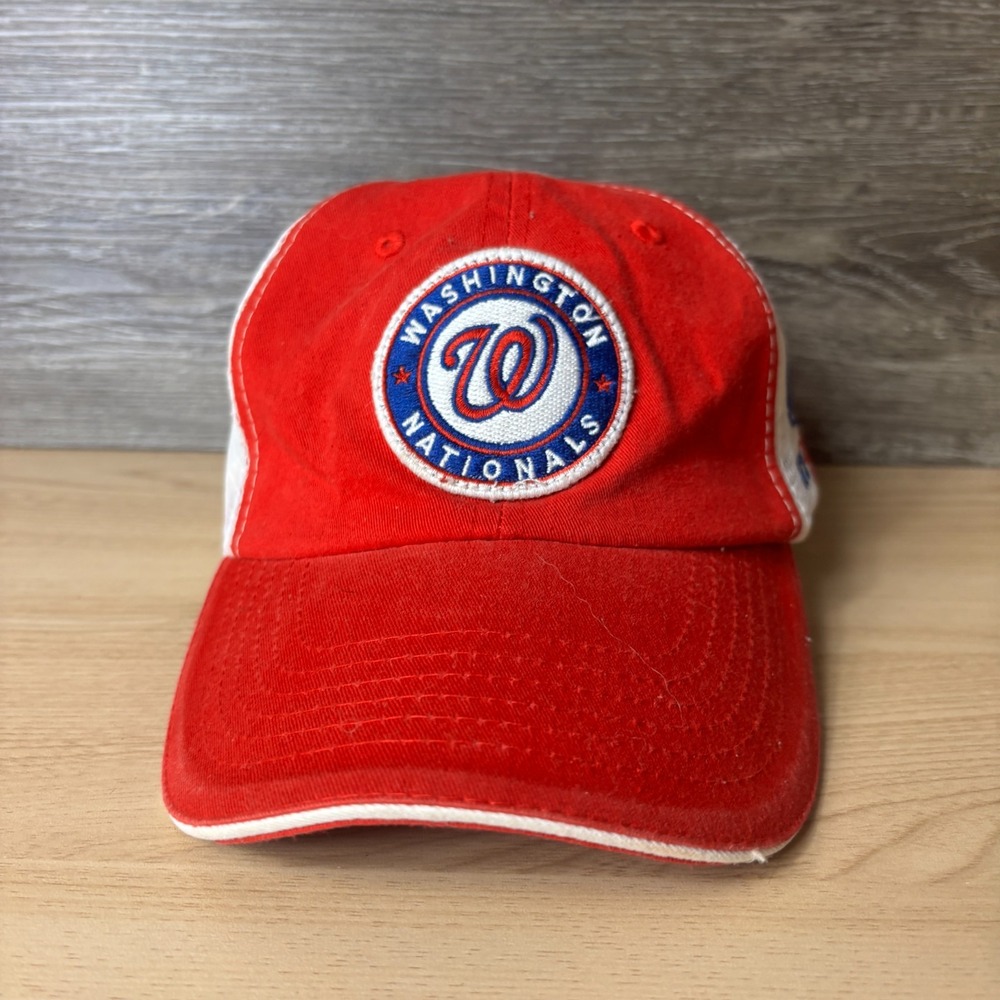 Vintage Washington Senators Hat Cap Snap Back Red MLB Baseball Miller Lite